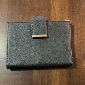 Zara basic collection, wallet and passport holder in black and beige